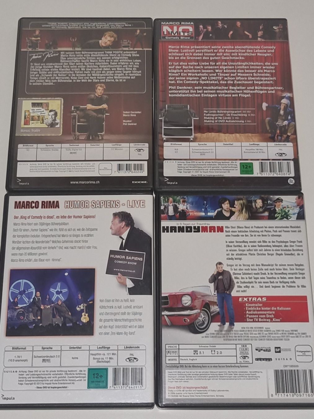 Tutti i DVDs: DVD: Marco Rima - Sammlung – Usato da Ehrendingen venduto da Thomas_2 1