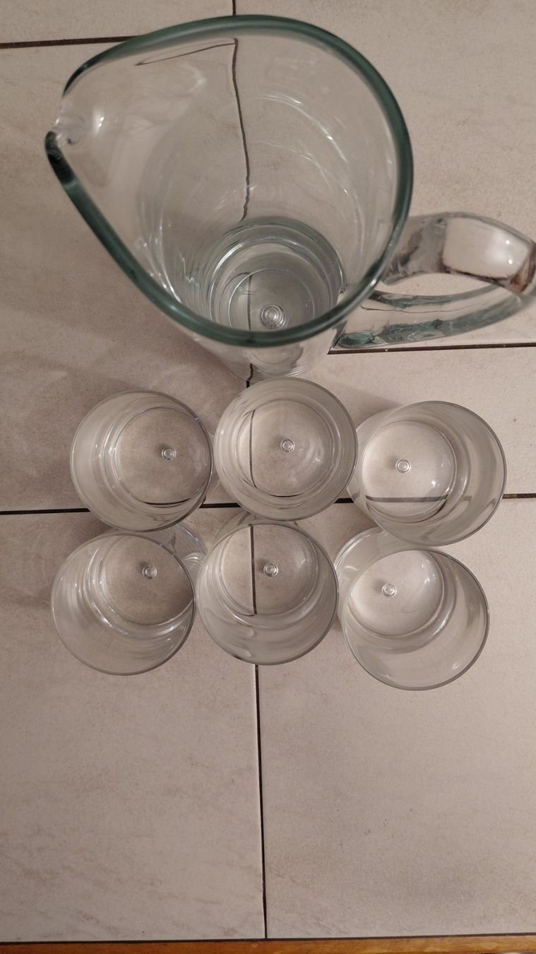 Bicchieri: Trinkglässer mit Wasserkrug – Usato da Winterthur venduto da LoOnds