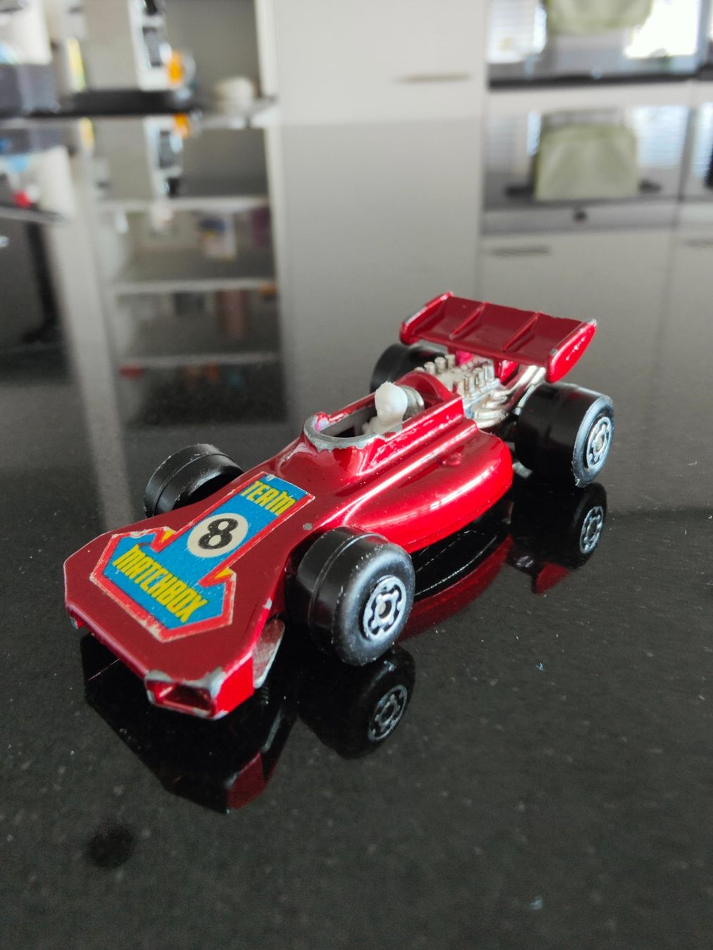 Matchbox Modellini d'auto: Matchbox Rennwagen – Usato da Zuzwil SG venduto da Atalanta75