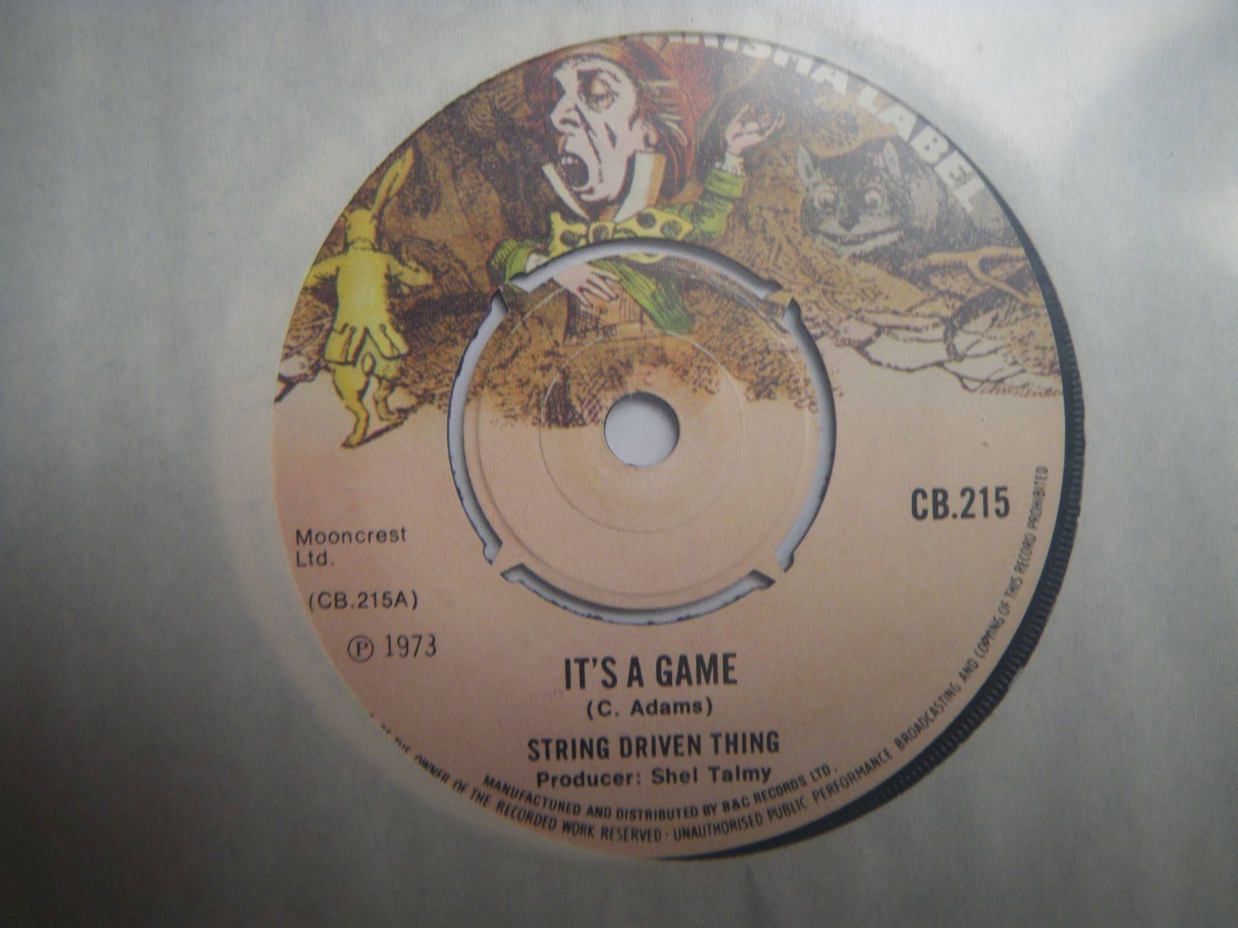 Schallplatten: Vinyl Single String Driven Thing -  It's A Game – Gebraucht aus Langenthal von Modo39