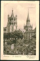 1927_Carte Postale - Lausanne - La Cathédrale