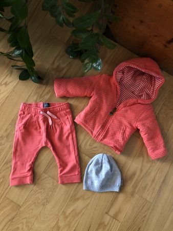 Babyface: Baby Kleiderset - Hose Jacke Mütze - Grösse 62