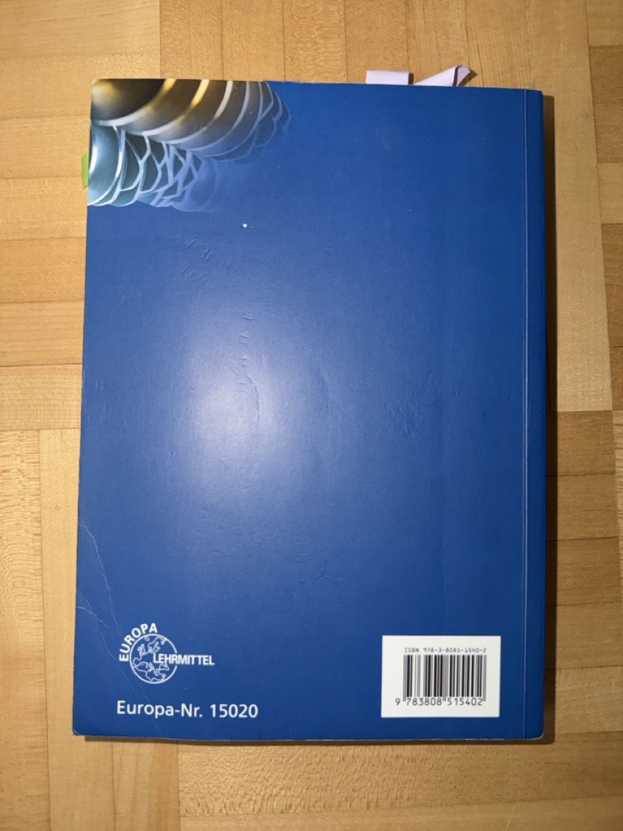 Libri: Tabellenbuch Kunststofftechnik - Top Zustand – Usato da Steckborn venduto da riccardo.bommer 1