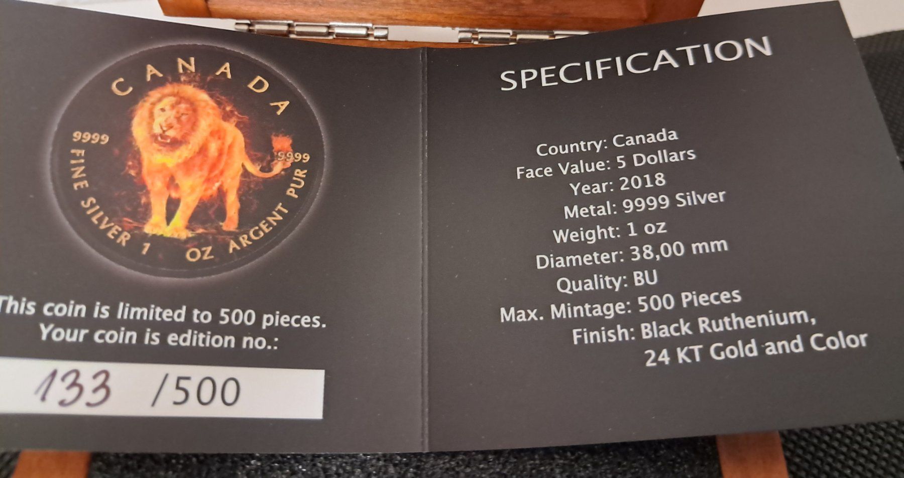 Alle Münzen: 1 OZ Silber Maple Leaf 2018, Auflage: 500 Stk – Neu (gemäss Beschreibung) aus Weinfelden von shopping-island 3