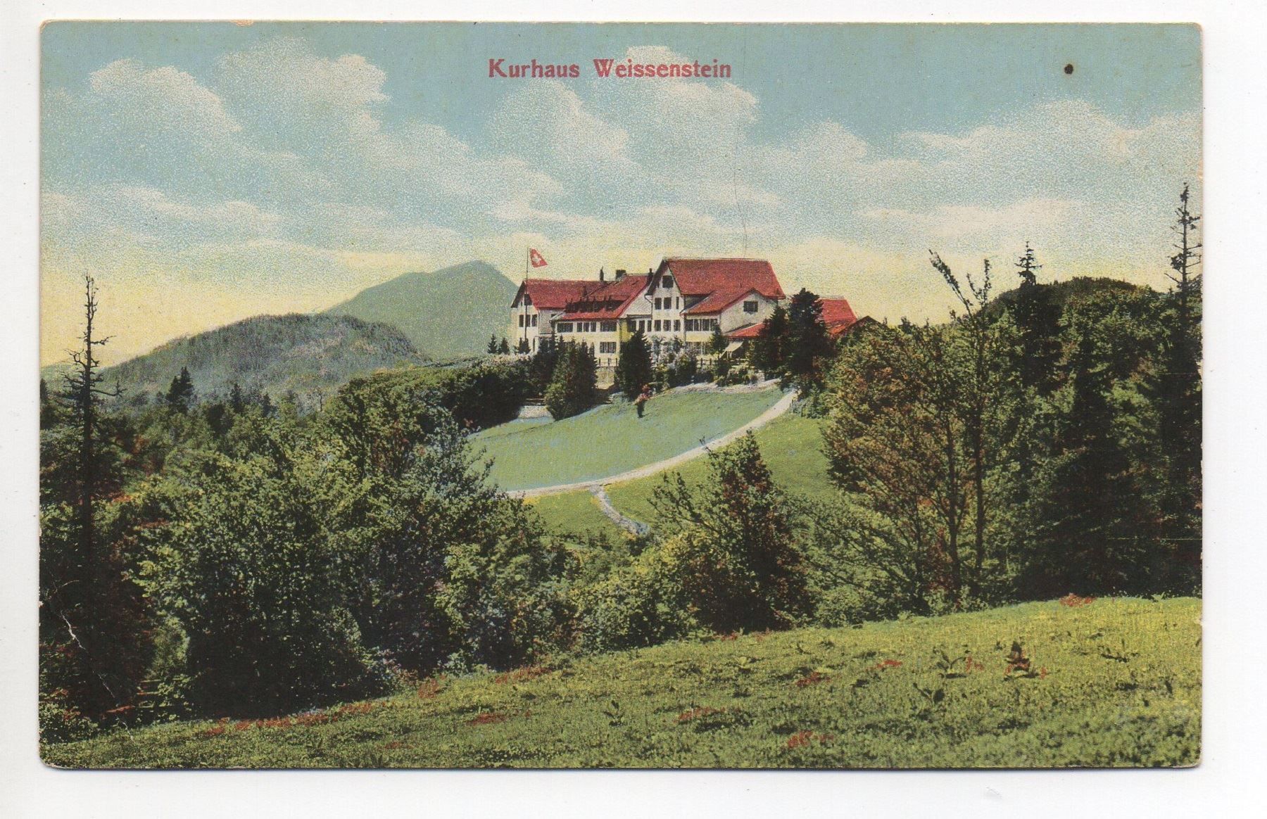 Cartoline postali: WEISSENSTEIN Kurhaus – Usato da Jona venduto da philajona
