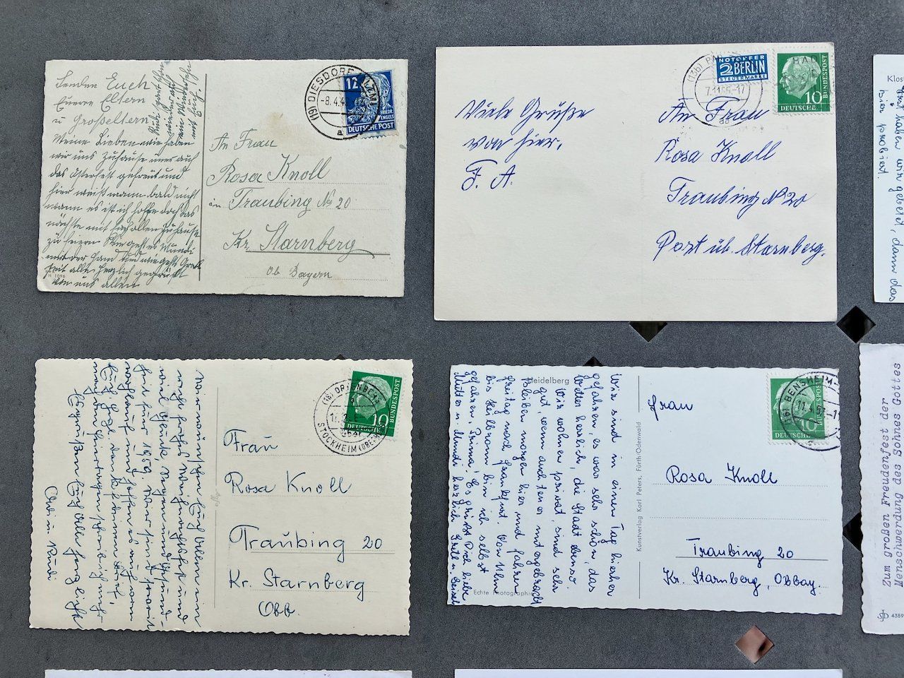 Cartoline postali: Deutschland - 15 Ansichtskarten 1949-82 – Usato da Nesslau venduto da andi_hon 1