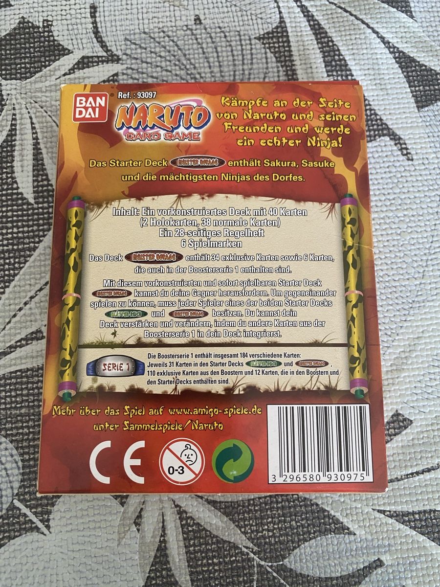 Giochi: Naruto Card Game Starter Deck Meister Hokage – Nuovo (secondo la descrizione) da Zollikofen venduto da Shiraga 1