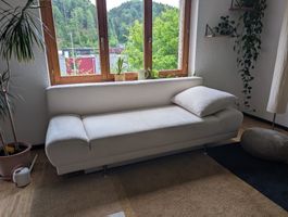Sofa weiss 210x93x76cm