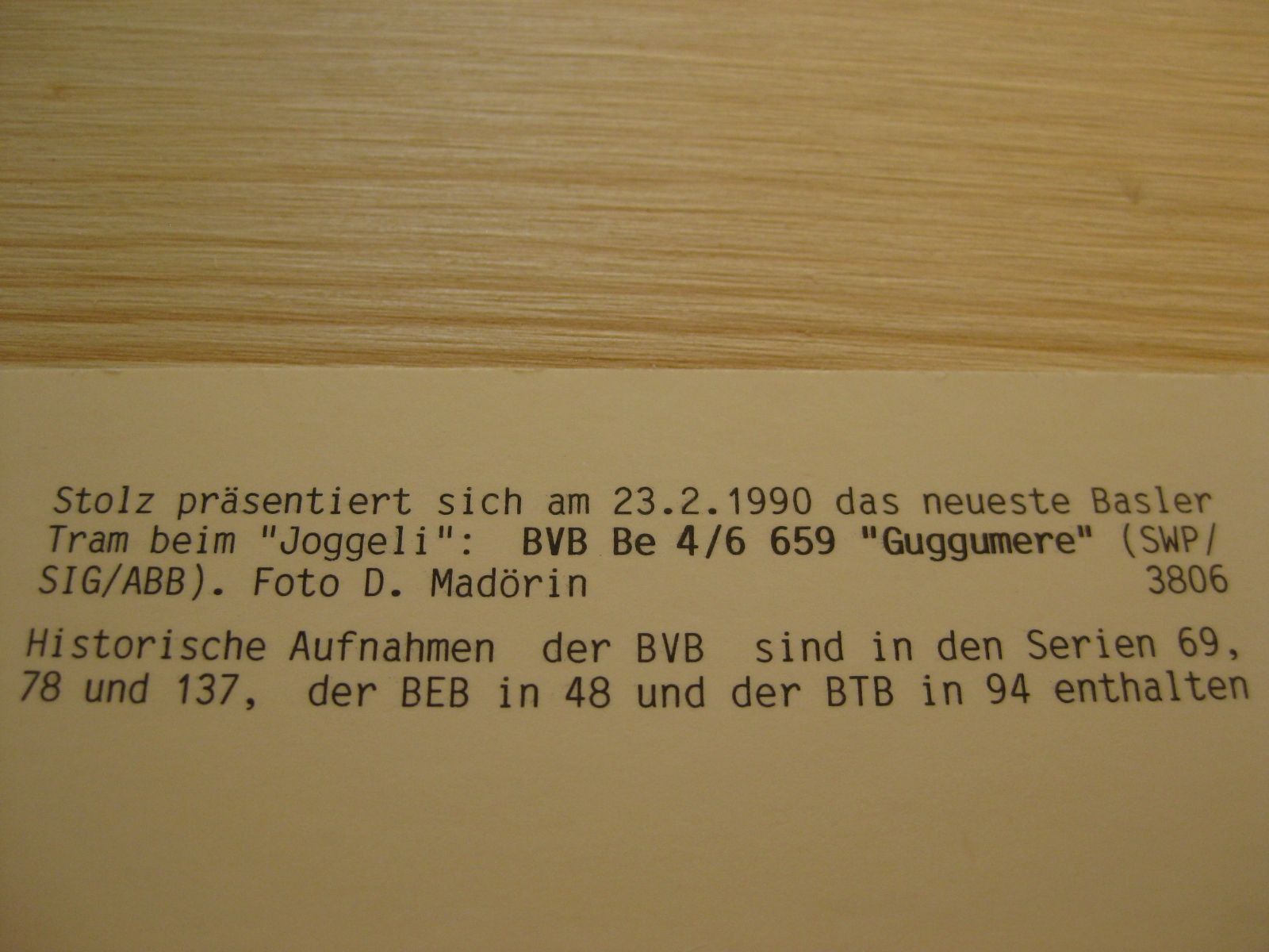 Cartoline postali: Preis halbiert: AK Basel mit Tram – Usato da Malters venduto da Marosko 2