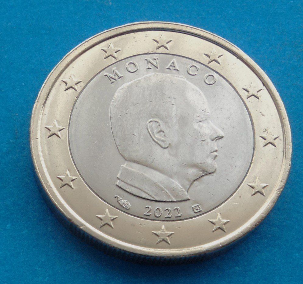 Tutti le monete: Monaco: 1 Euro 2022, SS - VZ. – Usato da Basel venduto da maripas17