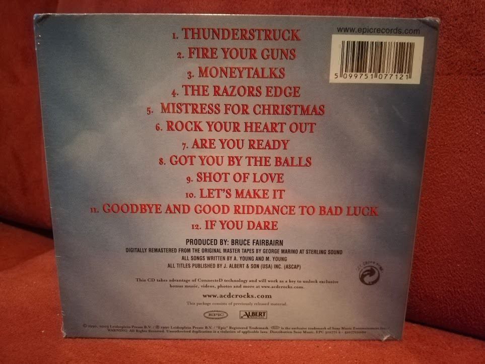 CD: AC/DC The Razors Edge CD Neu – Nuovo (secondo la descrizione) da Zofingen venduto da noise123 1