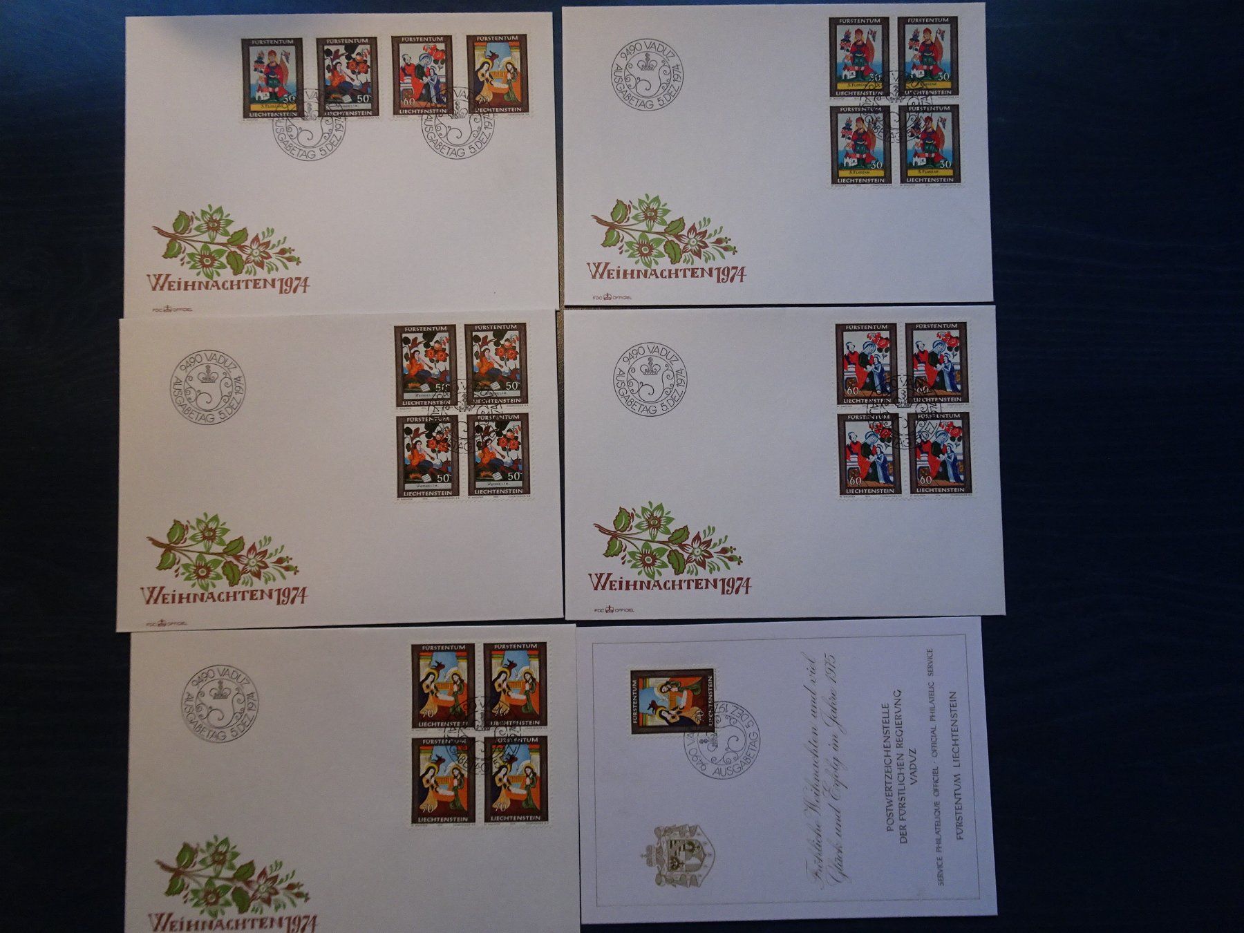 Alle Briefmarken: FDC 1974 – Neu (gemäss Beschreibung) aus Aadorf von Chnorli-Furz