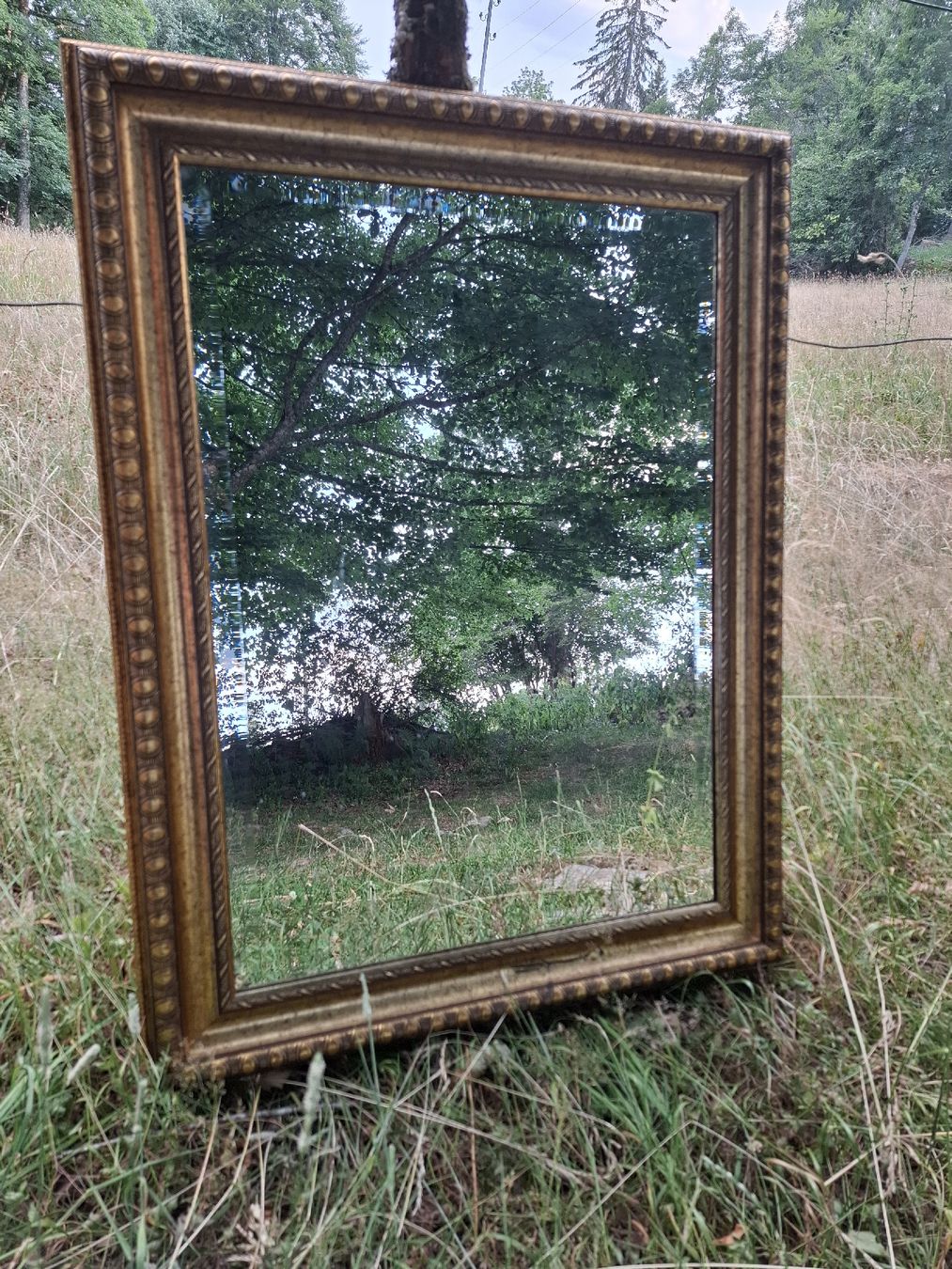 Specchi: Miroir doré de style baroque – Usato da Neuchâtel venduto da Grandloupblanc