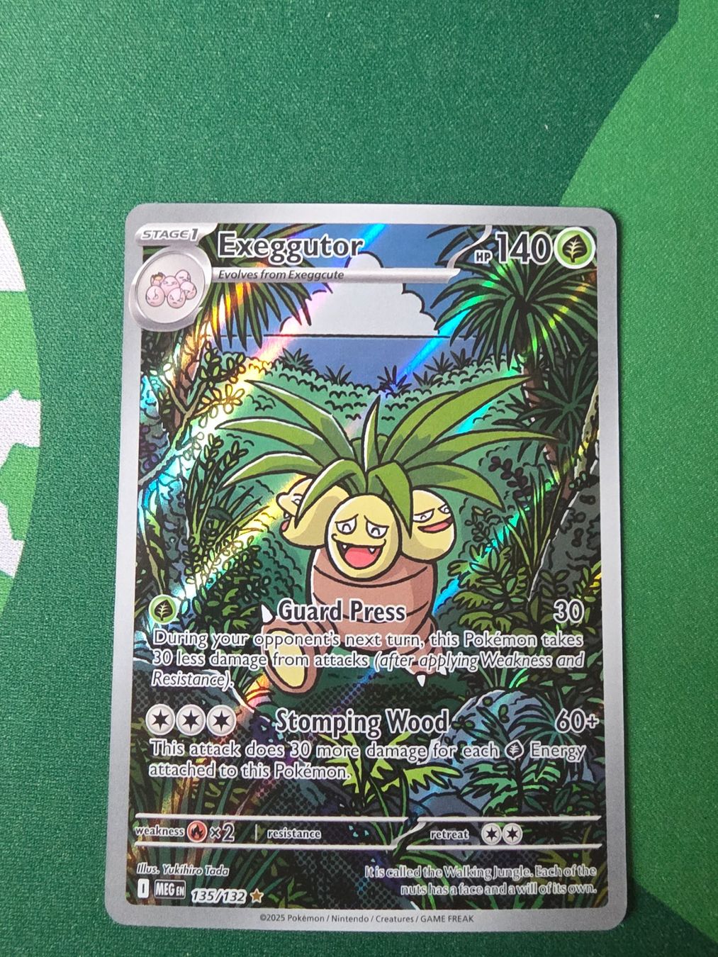 Pokémon Carte collezionabili: Pokemon Exeggutor 135/132 Mega Evolution Englisch – Nuovo (secondo la descrizione) da Gossau SG venduto da worklifebalance