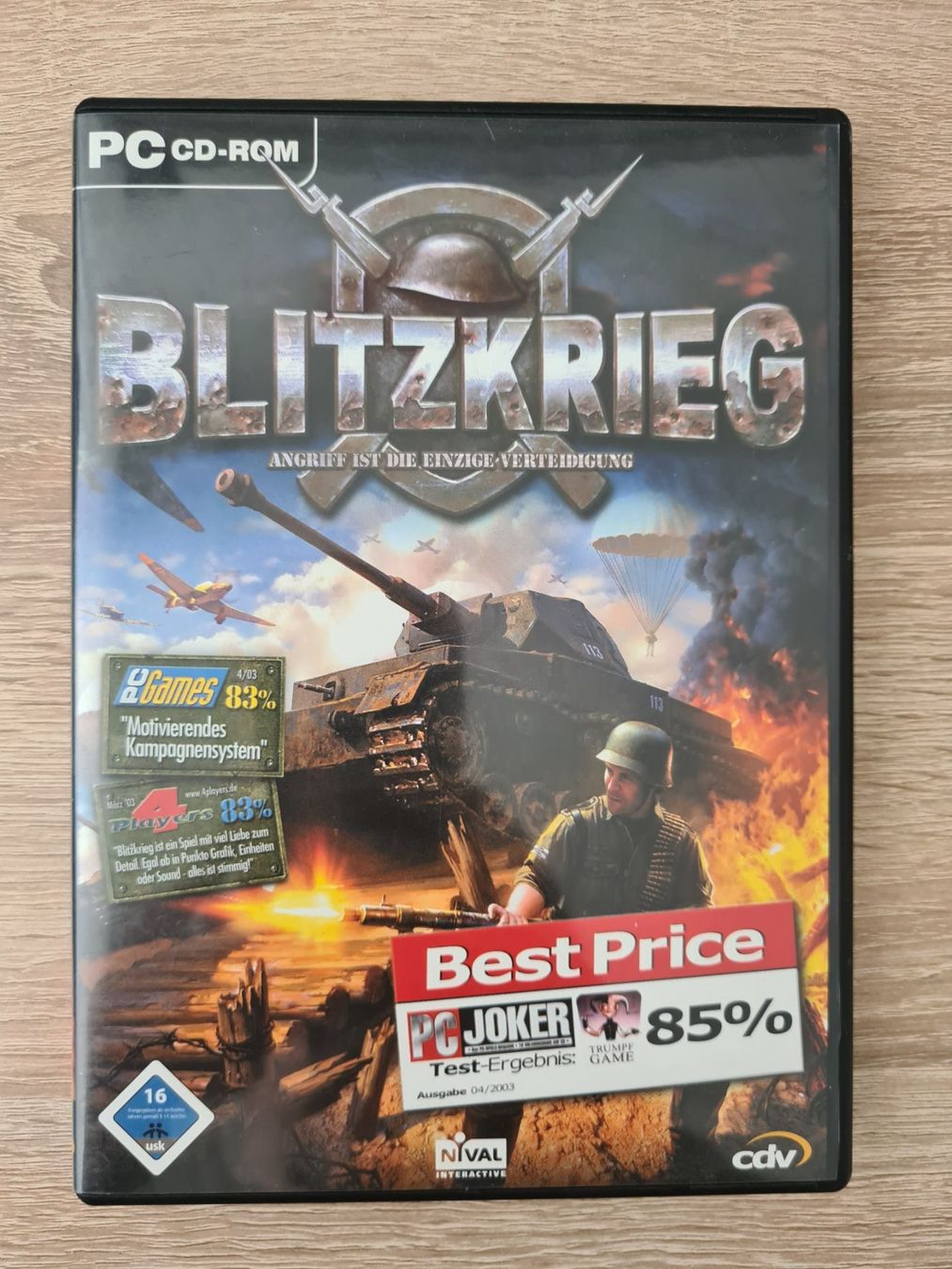 Giochi: Blitzkrieg (German Cover) (2 CD) - PC – Usato da Carouge GE venduto da Gasco