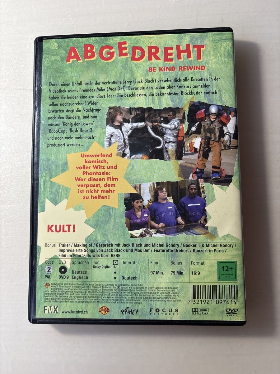 Tutti i DVDs: Abgedreht (0325) – Usato da Ruswil venduto da Slivio_ 1