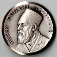 Henry Dunant_1828 -1910_Medaille Bedeutende Persönlichkeiten
