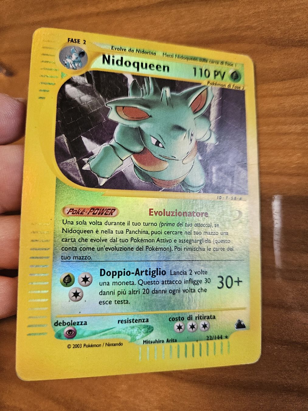 Pokémon Carte collezionabili: Pokémon Nidoqueen REVERSE HOLO 22/144 - Skyridge e-Reader (2 – Usato da Ligornetto venduto da car_92zl 2