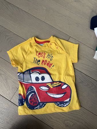 Disney Baby T-Shirt Cars «Let's Hit the Road», gelb