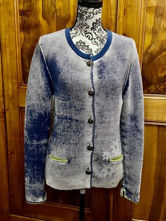 CARDIGAN avec broderies Zauber Masche Taille M NEU