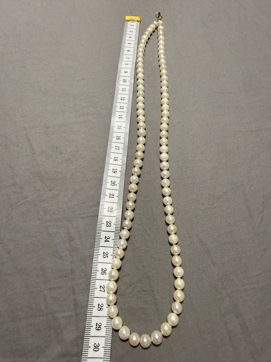 Perles (synthétiques): Kette mit Perlen Akoya  – D'occasion à Oberhof par RealStone 1