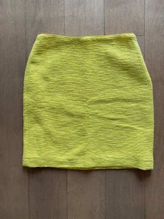 ESPRIT - gelber Bouclé-Rock