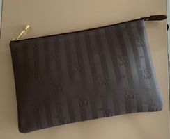 MAISON MOLLERUS Pochette chocolate gold, NEU