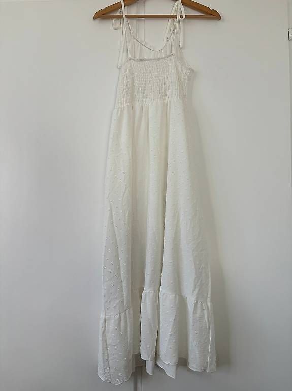 Vestiti: Weisses langes Kleid in Grösse 34 – Usato da Orpund venduto da mel_5t6d 2