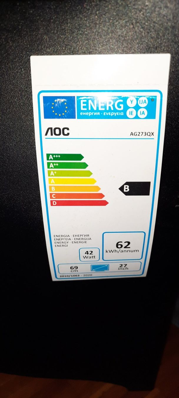 Monitor: Ecran 27" Agon AG273QX – Usato da Lausanne venduto da DubiLetto 3