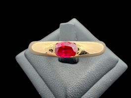 Cartier Rubin 0.4c Ring 18k GG Grösse 58 Jg.1992 *S1954