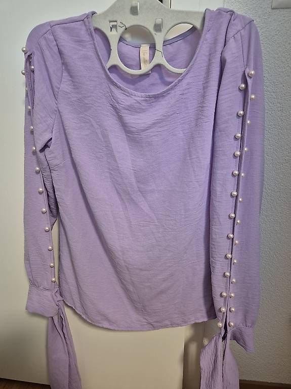 Camicette: Blouse mauve gr. M NEUVE – Usato da marly venduto da Leg_chipie21 1