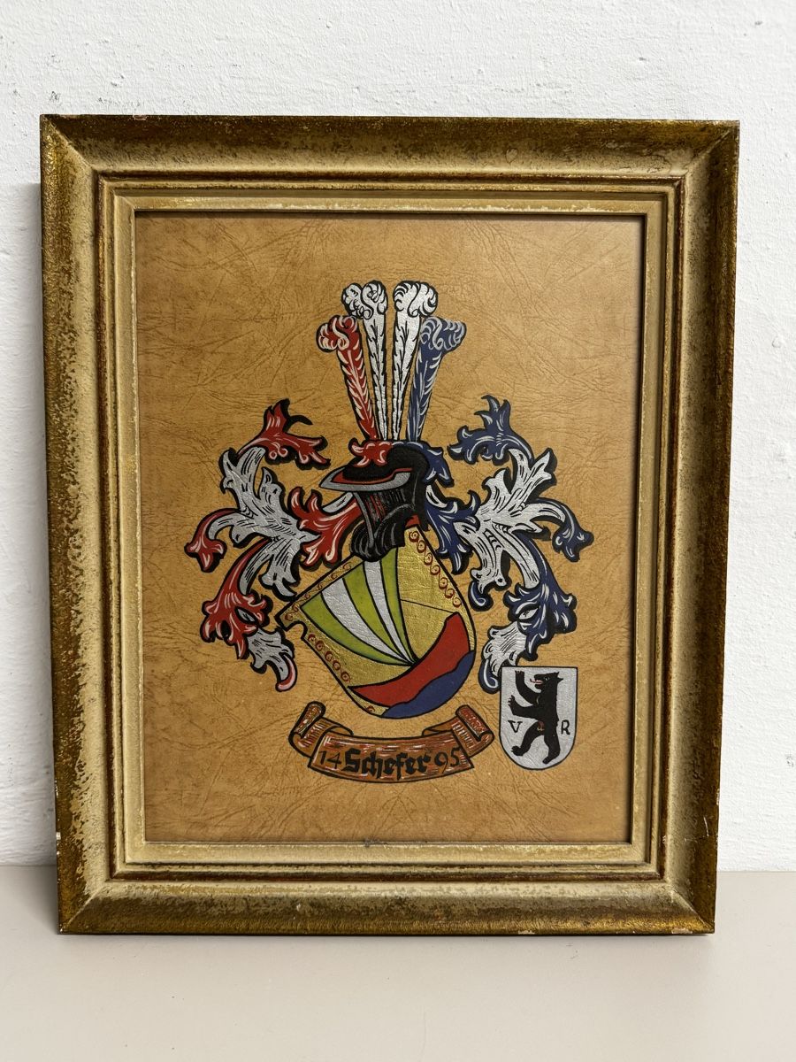Tableaux: Wappen Sch"efer 95 gerahmt ca. 23x30cm – D'occasion à Zürich par Nobs1