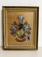Wappen Sch"efer 95 gerahmt ca. 23x30cm
