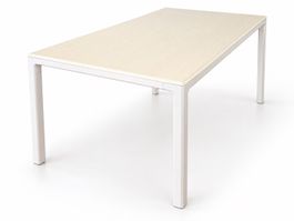 Tisch oder Schreibtisch 160x80 Blatt aus Holz