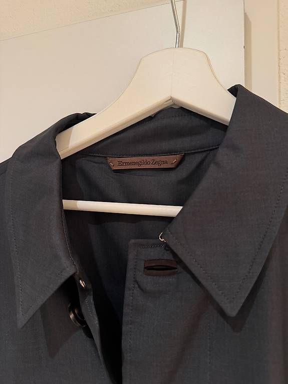 Zegna Cappotti: Zegna Leggerissimo Wool and Silk Blouson Coat – Usato da Schübelbach venduto da Rahnmont 1