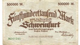 Schweinfurt 500000 Mark 13.08.1923 SS