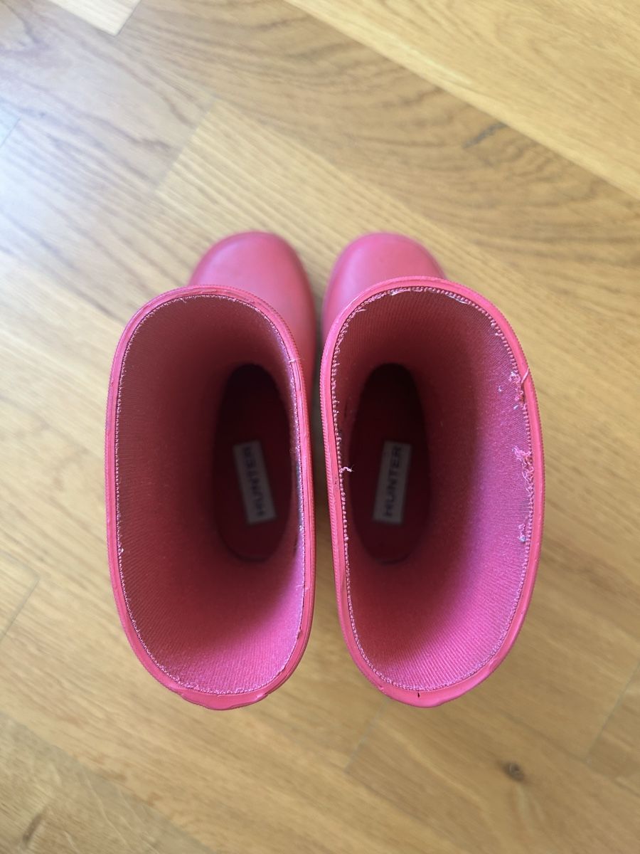 Hunter Scarpe per ragazze: Hunter Boots Pink (Size 8 UK) – Usato da Zug venduto da Thebubs 3