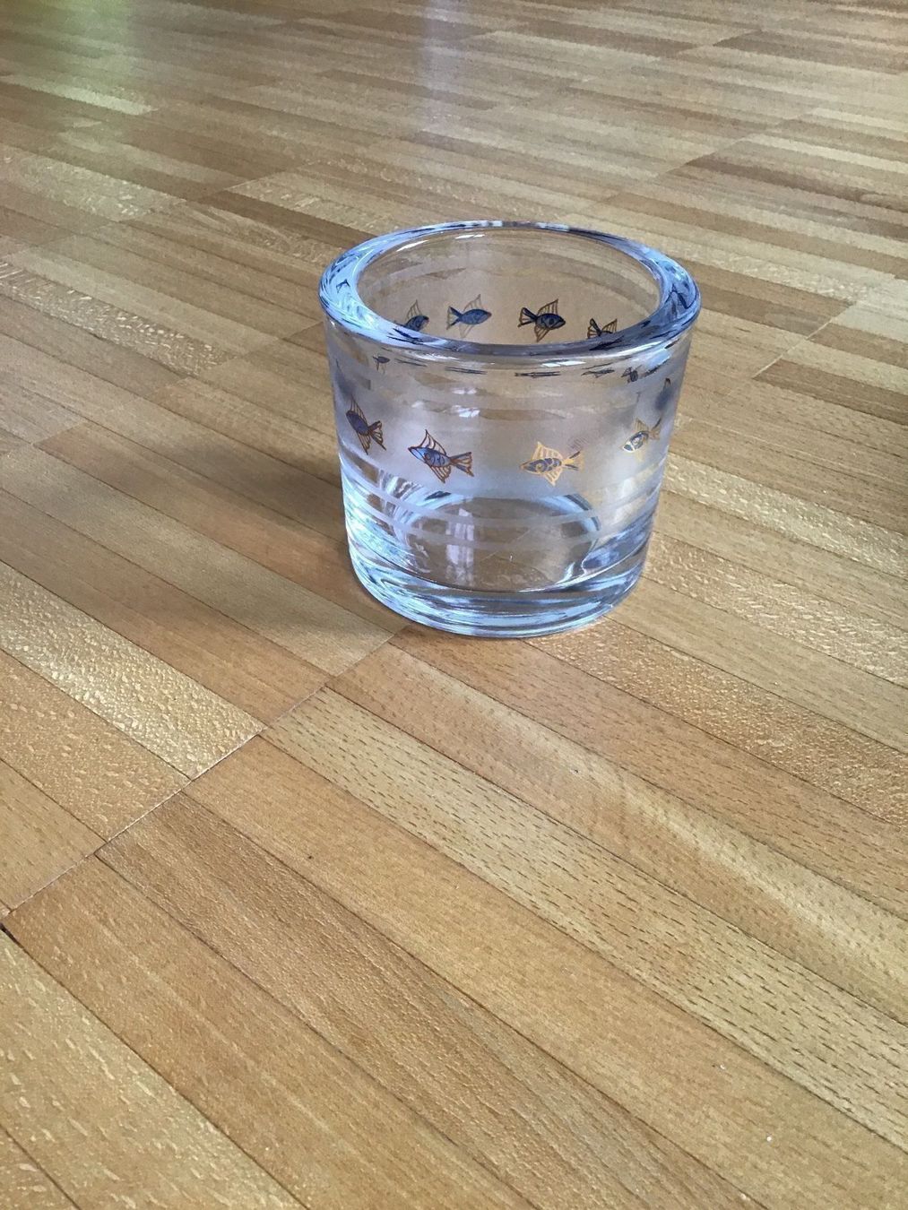 Bicchieri: Glas-Windlicht rund mit Fische – Nuovo (secondo la descrizione) da Frenkendorf venduto da silasho 1
