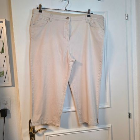 ✨ C&A Canda Damen Hose Beige ca EU 46