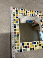 Miroir mosaïque coloré