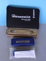 HOHNER Harmonica Service Set + 3 Mundharmonicas
