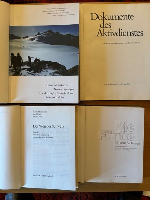 Livres: 4 Bücher Schweizer Armee – D'occasion à Seon par retep012 2