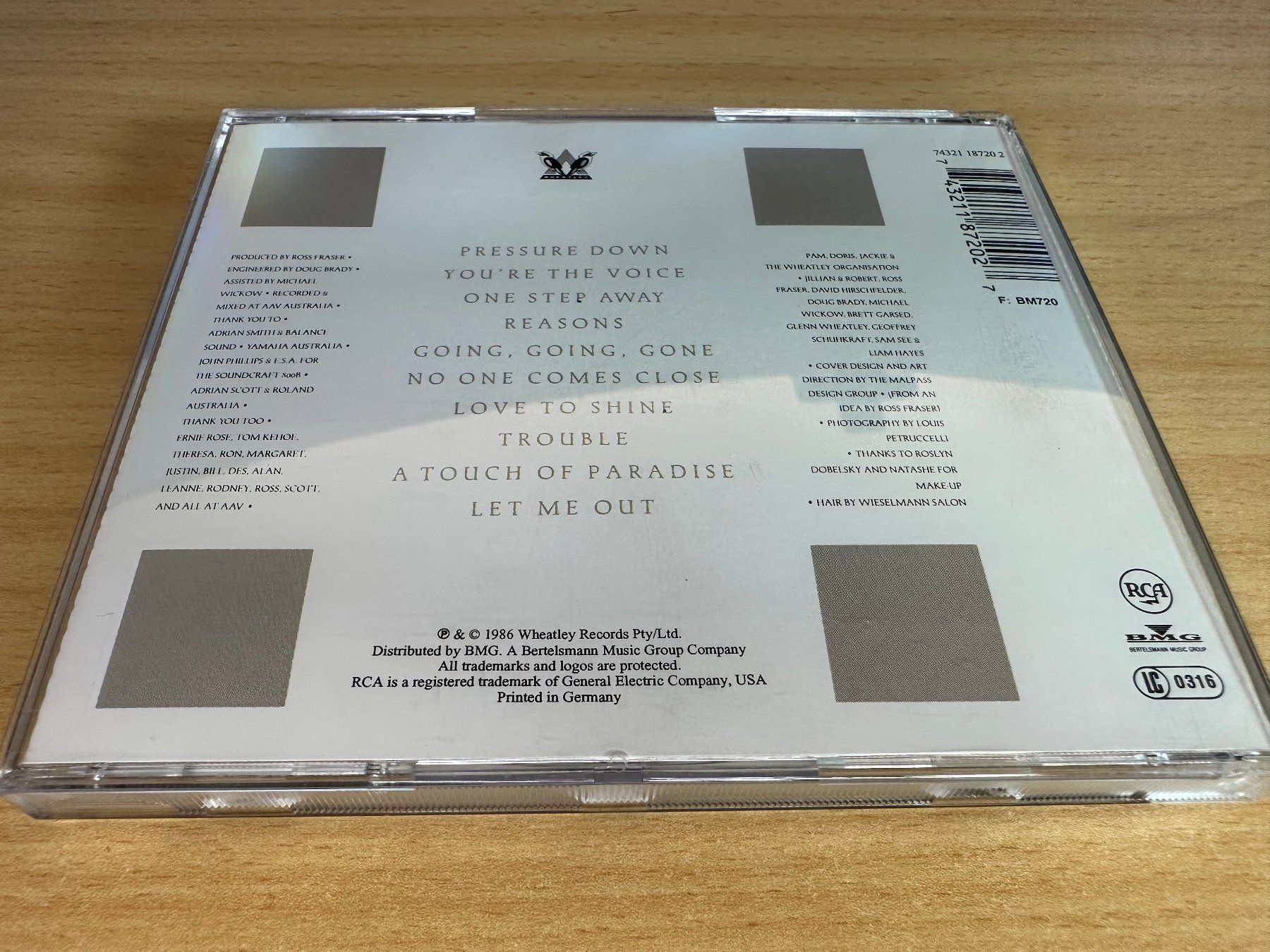 CD: John Farnham – Whispering Jack – Usato da Rikon im Tösstal venduto da Alpenmutz 1