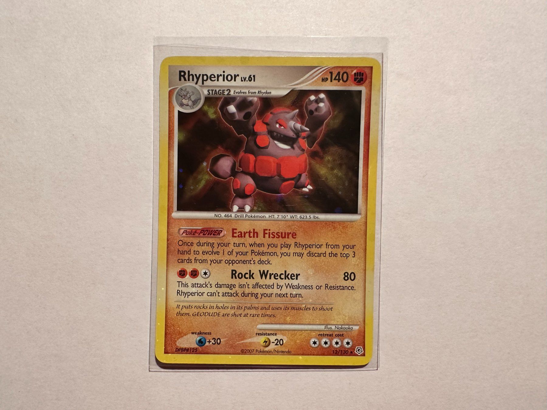 Pokémon Carte collezionabili: Rhyperior holo bleed Diamond & Pearl Base EN – Usato da Hagendorn venduto da Pokecollectorch