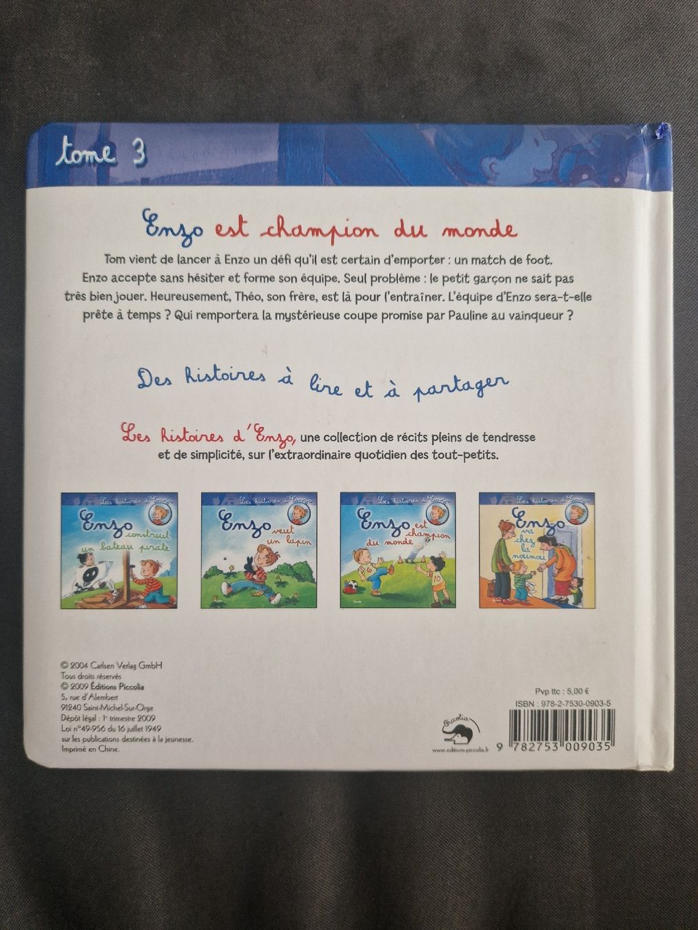 Bücher: Enzo est un champion du monde – Neu (gemäss Beschreibung) aus Villars-sur-Glâne von Agnie80 1