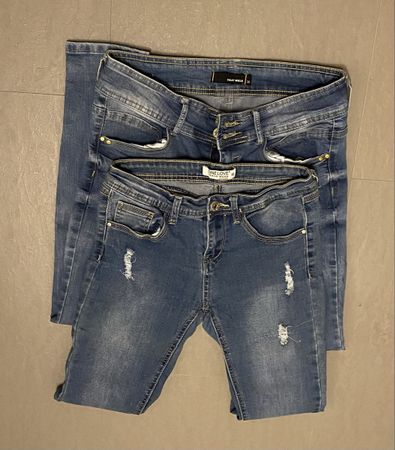 2 Damen Jeans Tally Weijl und One Love Grösse XS bis 38