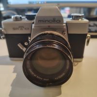 Minolta sr T101 with ROKKOR 58 mm Lens