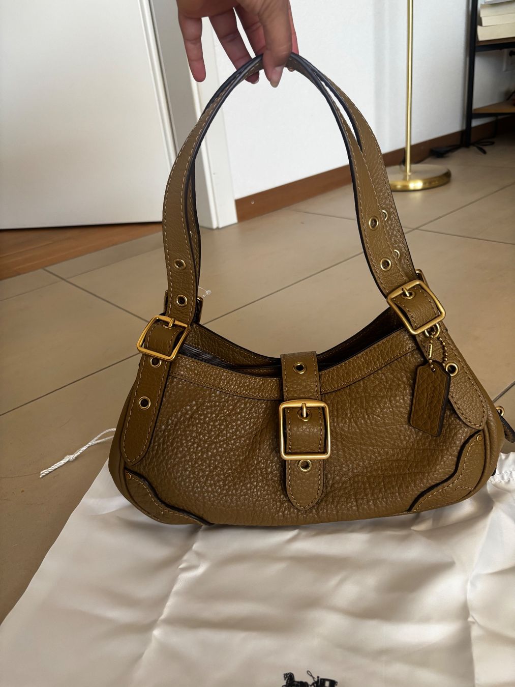 Coach Taschen für Damen: Coach new Drifter bag olive – Neu und originalverpackt aus Villars-sur-Glâne von Geiser-t