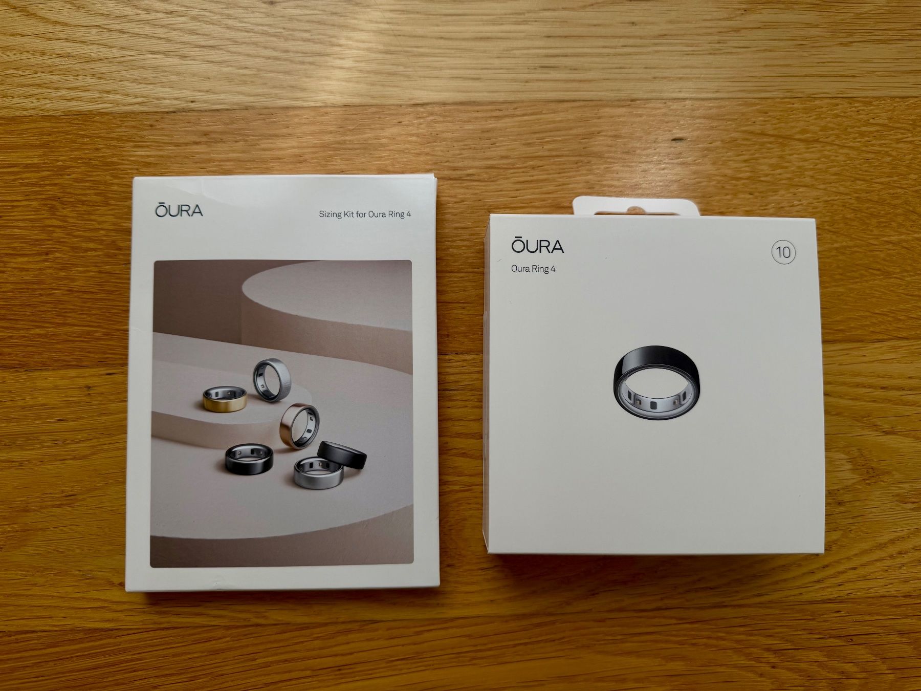 Oura Messen: 💍 Oura Ring 4 Black Gr. 10 + Sizing Kit – Neu – Neu und originalverpackt aus Zug von nvkv