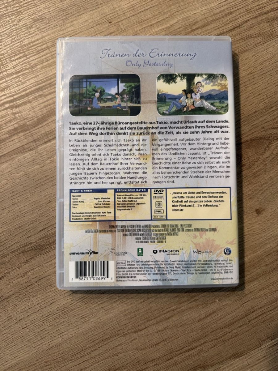 Tutti i DVDs: Tränen der Erinnerung (1991) DVD – Usato da Hagendorn venduto da masterchieff 1